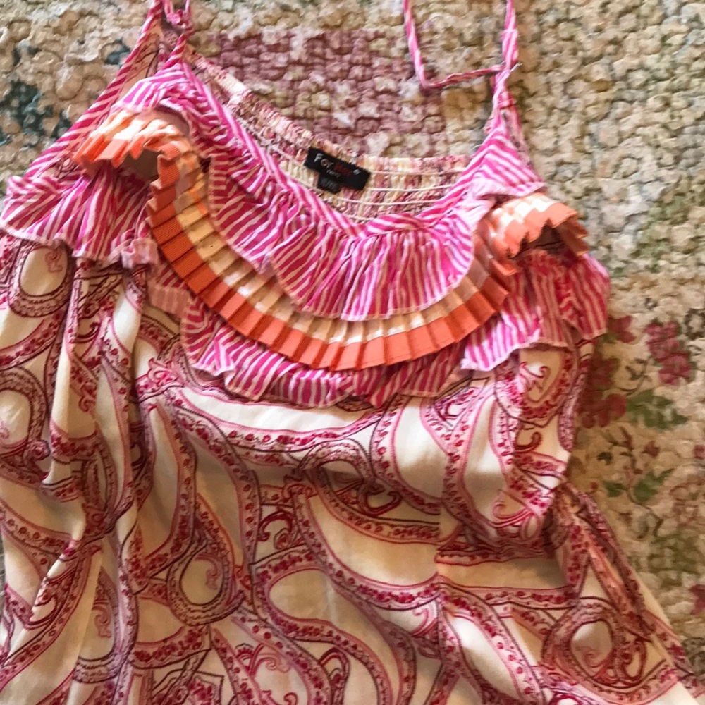 Tunic long dress beautiful,  silky unique